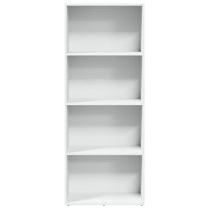 vidaXL Bookcase White 60x30x152 cm Engineered Wood