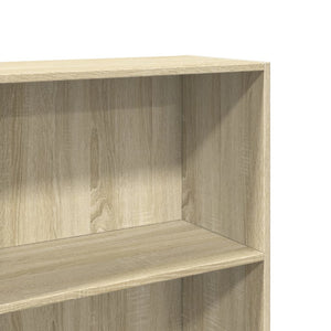 vidaXL Bookcase Sonoma Oak 60x30x152 cm Engineered Wood