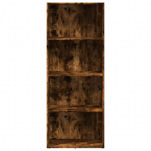 vidaXL Bookcase Smoked Oak 60x30x152 cm Engineered Wood