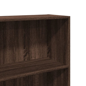 vidaXL Bookcase Brown Oak 60x30x152 cm Engineered Wood