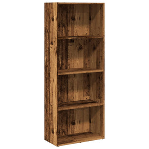 vidaXL Bookcase Old Wood 60x30x152 cm Engineered Wood