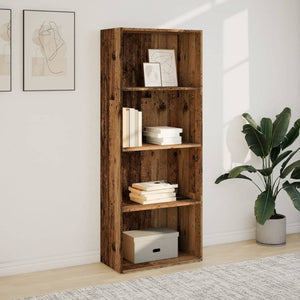 vidaXL Bookcase Old Wood 60x30x152 cm Engineered Wood