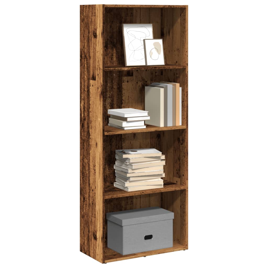 vidaXL Bookcase Old Wood 60x30x152 cm Engineered Wood