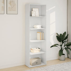 vidaXL Bookcase White 60x30x189 cm Engineered Wood