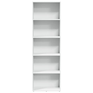 vidaXL Bookcase White 60x30x189 cm Engineered Wood