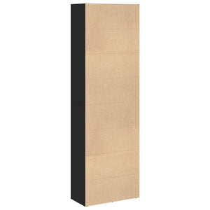 vidaXL Bookcase Black 60x30x189 cm Engineered Wood