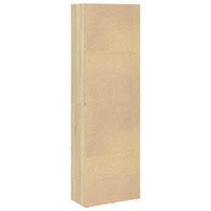 vidaXL Bookcase Sonoma Oak 60x30x189 cm Engineered Wood