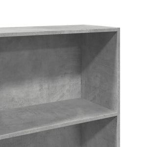 vidaXL Bookcase Concrete Grey 60x30x189 cm Engineered Wood