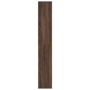 vidaXL Bookcase Brown Oak 60x30x189 cm Engineered Wood