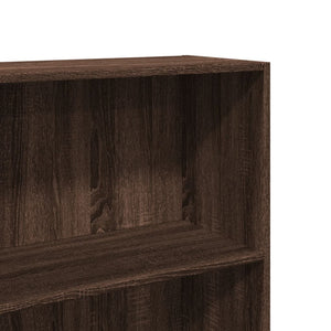 vidaXL Bookcase Brown Oak 60x30x189 cm Engineered Wood