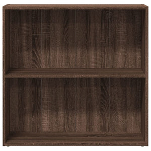 vidaXL Bookcase Brown Oak 80x30x77 cm Engineered Wood