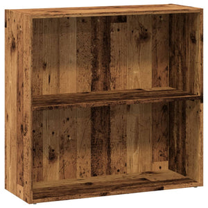 vidaXL Bookcase Old Wood 80x30x77 cm Engineered Wood