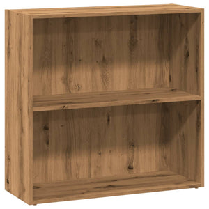 vidaXL Bookcase Artisian Oak 80x30x77 cm Engineered Wood