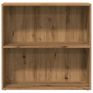 vidaXL Bookcase Artisian Oak 80x30x77 cm Engineered Wood