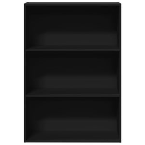 vidaXL Bookcase Black 80x30x114 cm Engineered Wood