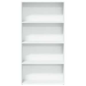 vidaXL Bookcase White 80x30x152 cm Engineered Wood