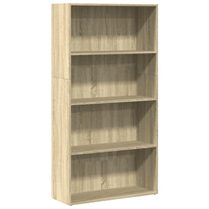 vidaXL Bookcase Sonoma Oak 80x30x152 cm Engineered Wood