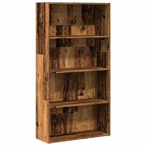 vidaXL Bookcase Old Wood 80x30x152 cm Engineered Wood