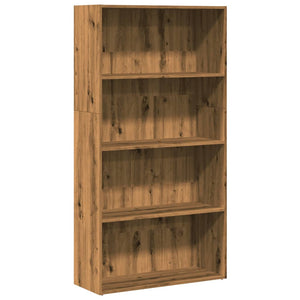 vidaXL Bookcase Artisian Oak 80x30x152 cm Engineered Wood