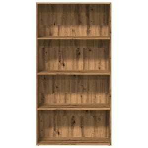 vidaXL Bookcase Artisian Oak 80x30x152 cm Engineered Wood