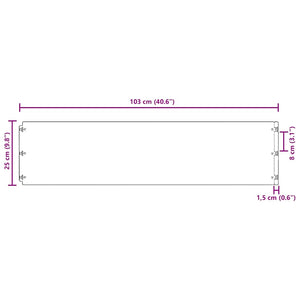 vidaXL Lawn Edgings 20 pcs 25x103 cm Flexible Weathering Steel