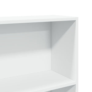 vidaXL Book Cabinet White 80x30x189 cm Engineered Wood