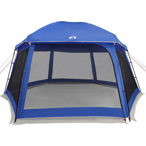 vidaXL Pool Tent with Removable Fly & Mesh Walls Azure Blue 512x458 cm