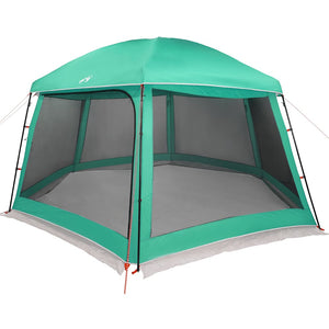 vidaXL Pool Tent with Removable Fly & Mesh Walls Sea Green 512x458 cm