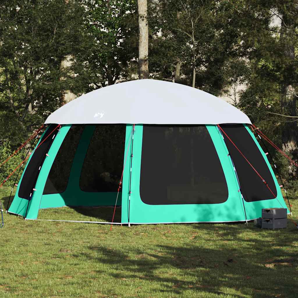 vidaXL Pool Tent with Removable Fly & Mesh Walls Sea Green 510x510 cm