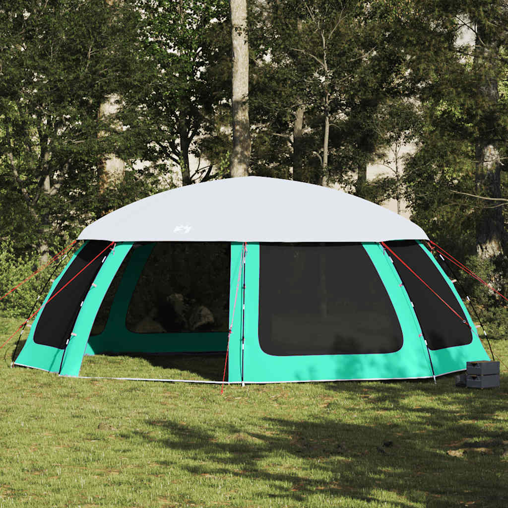vidaXL Pool Tent with Removable Fly & Mesh Walls Sea Green 690x690 cm