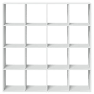 vidaXL Book Cabinet White 137.5x29x137.5 cm Engineered Wood