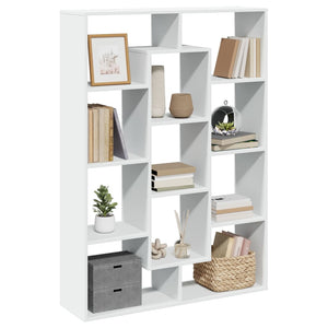 vidaXL Book Cabinet White 102x29x143 cm Engineered Wood