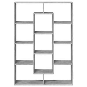 vidaXL Book Cabinet Concrete Grey 102x29x143 cm Engineered Wood