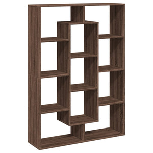 vidaXL Book Cabinet Brown Oak 102x29x143 cm Engineered Wood