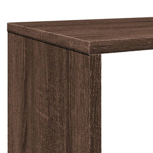 vidaXL Book Cabinet Brown Oak 102x29x143 cm Engineered Wood