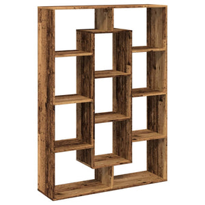 vidaXL Book Cabinet Old Wood 102x29x143 cm Engineered Wood