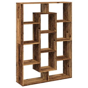 vidaXL Book Cabinet Old Wood 102x29x143 cm Engineered Wood