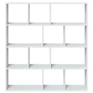 vidaXL Book Cabinet White 132x29x141.5 cm Engineered Wood