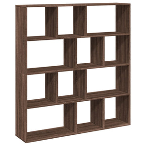 vidaXL Book Cabinet Brown Oak 132x29x141.5 cm Engineered Wood