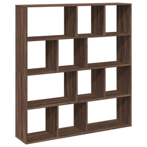 vidaXL Book Cabinet Brown Oak 132x29x141.5 cm Engineered Wood