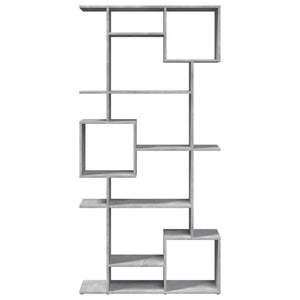 vidaXL Book Cabinet Concrete Grey 92x29x188 cm Engineered Wood