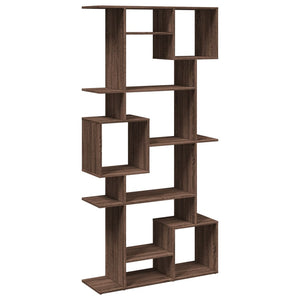 vidaXL Book Cabinet Brown Oak 92x29x188 cm Engineered Wood