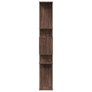 vidaXL Book Cabinet Brown Oak 92x29x188 cm Engineered Wood