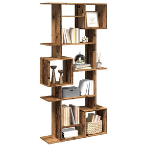 vidaXL Book Cabinet Old Wood 92x29x188 cm Engineered Wood