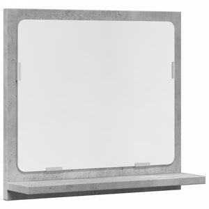 vidaXL Bathroom Mirror Cabinet Concrete Grey 40x11x37 cm Engineered Wood