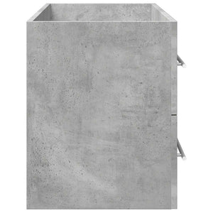 vidaXL Sink Cabinet Concrete Grey 100x38.5x48 cm Engineered Wood