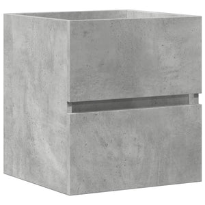 vidaXL Sink Cabinet Concrete Grey 41x38.5x45 cm Engineered Wood