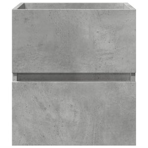 vidaXL Sink Cabinet Concrete Grey 41x38.5x45 cm Engineered Wood