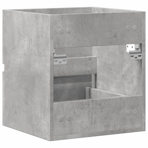 vidaXL Sink Cabinet Concrete Grey 41x38.5x45 cm Engineered Wood