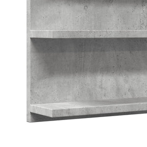 vidaXL Bathroom Mirror Cabinet Concrete Grey 90x11x45 cm Engineered Wood